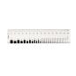 Preview: Risslineal Acryl - schwarze Schrift