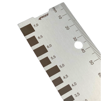 Preview: Risslineal Edelstahl