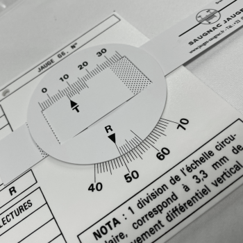 Preview: Riss-Messlehre G6 Detailansicht