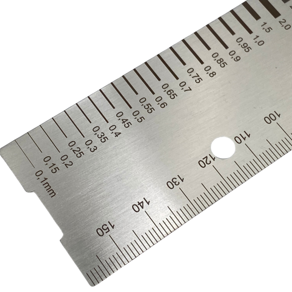 Risslineal Edelstahl