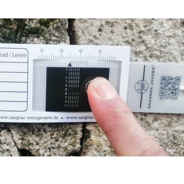 Anwendung G1+Rissmess-Lehre